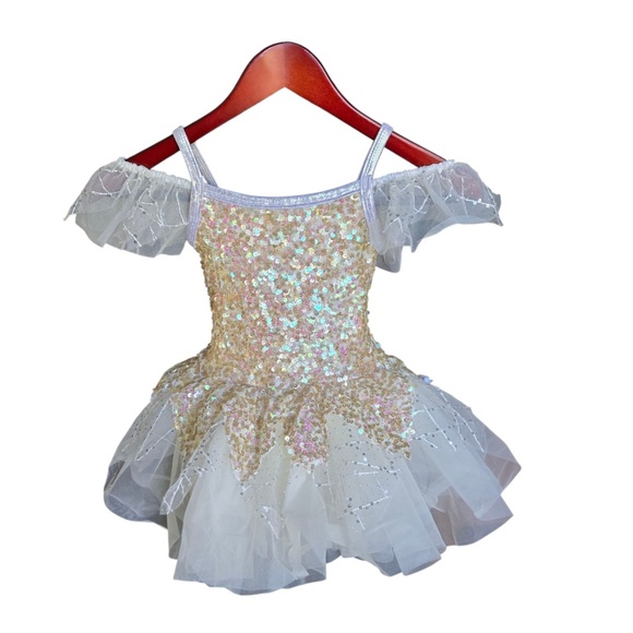 A Wish Come True “Humble and Kind” Short Tutu Dance Costume Size: Small Child - Picture 2 of 6